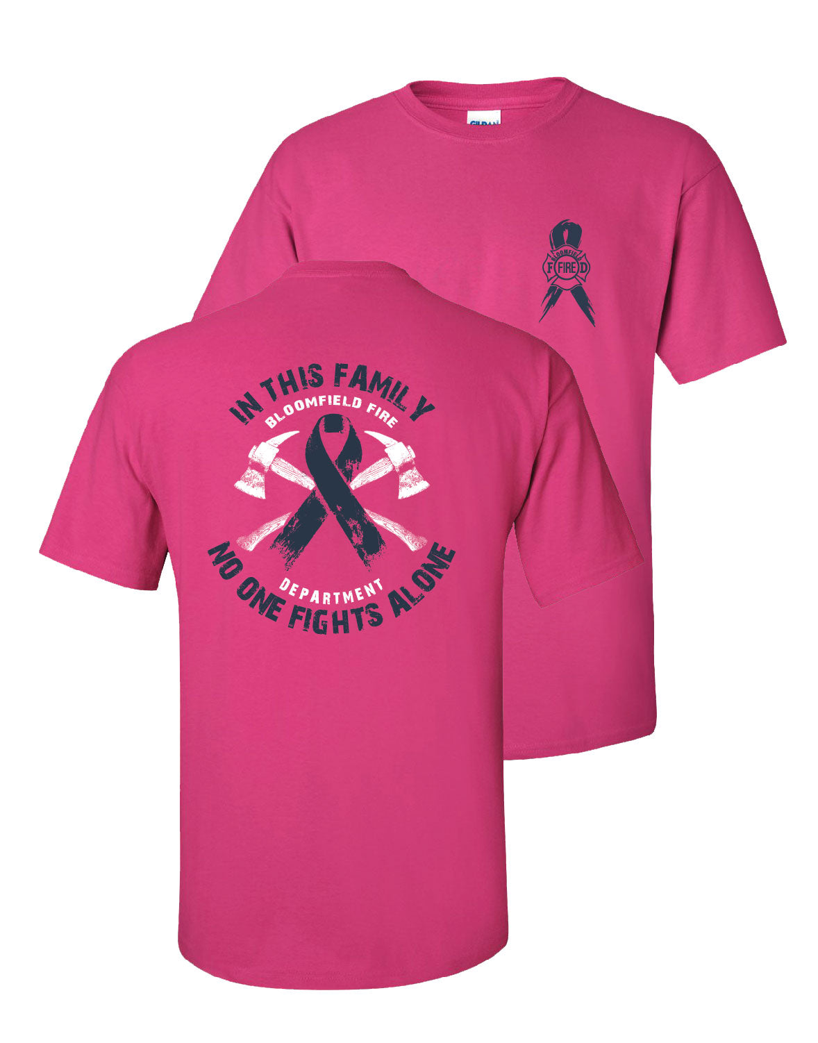 Gildan Ultra Cotton Pink T-Shirt - Breast Cancer Awareness